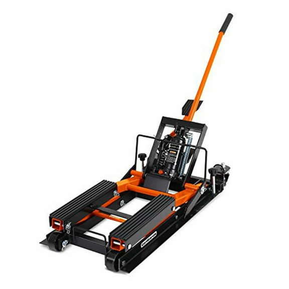 Techtongda Motorcycle Hydraulic Lifting Platform Workbench Lift Bike ATV Stand Garage Repair 1500lb