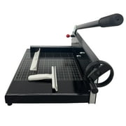 Techtongda Heavy Duty All Steel 12.2in A4 Stack Paper Cutter Guillotine Trimmer