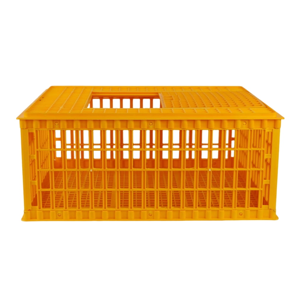 Techtongda Poultry Chicken Transport Coop Crate Cage for Chicken Duck Goose Plastic