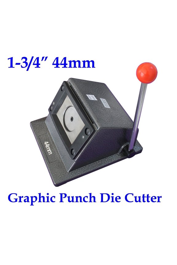 Round 1-1/4" 44mm Multi Sheets Stack Paper Graphic Punch Die Cutter Button Maker