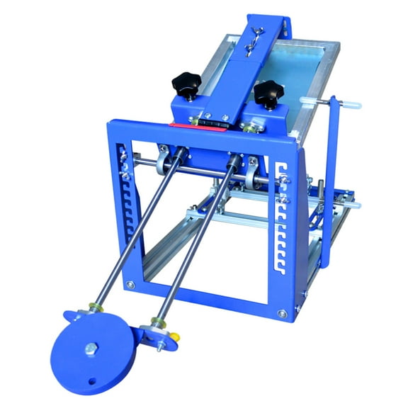 Techtongda SPE-B Type QMH170 Curved Screen Printing Machine Cylinder Silk Screen Printing Press for Pen Cup Bottle