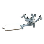 Techtongda Screen Printing Machine Press 4 Color 1 Station Silk Screen Printing Machine