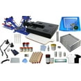 thumbnail image 1 of Techtongda Screen Printing Press 3 Color Printer Flash Dryer & Hand Tool Ink Supplies #006942, 1 of 12