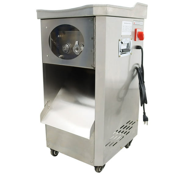 Techtongda Stainless Steel Commercial Meat Slicer Electric Meat Cutter with 4mm Blade 300KG/H