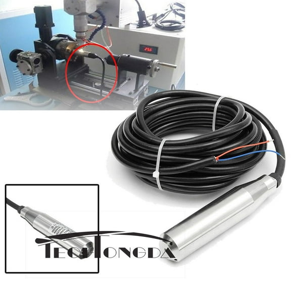 Techtongda Submersible Water Level Transducer Sensor Tank Level Gauge Probe 6m Cable