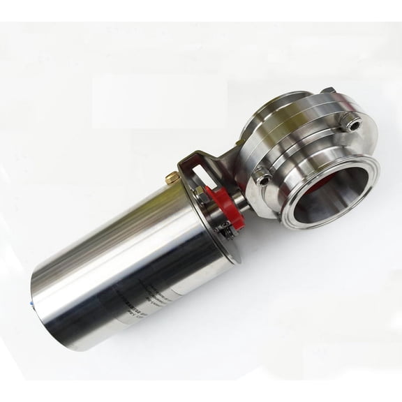 Techtongda Triclamp Sanitary butterfly valve pneumatic actuator single-acting 2"/51mm SS304