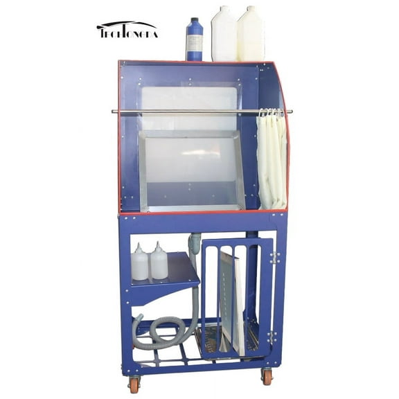Techtongda Vertical Type Screen Printing Washout Tank 110V Backlighting Silk Screen Washing Booth #006350