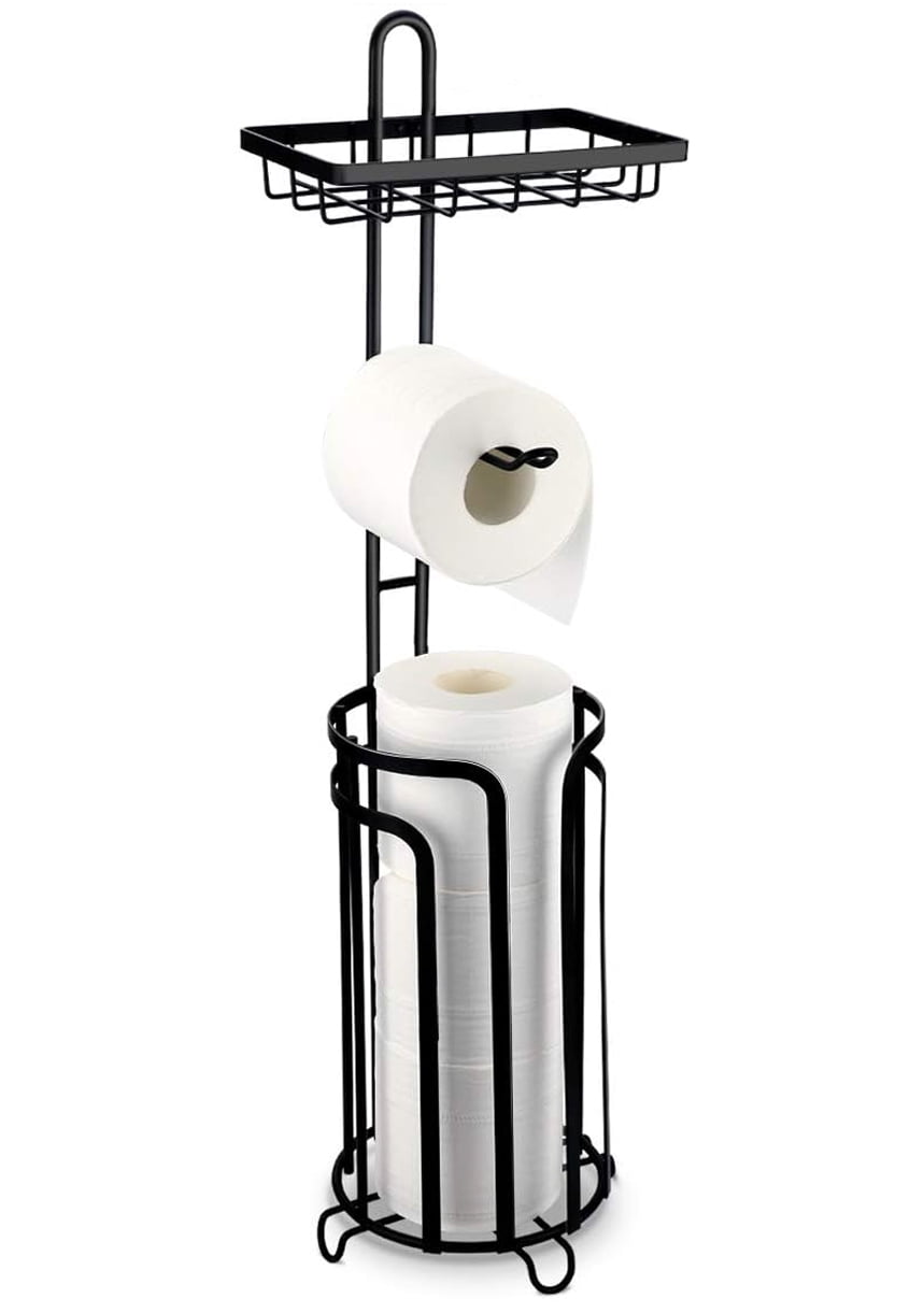 Dorf Schmiedeeisen Toilettenpapierhalter Pferd-Design – Matt Schwarz, 21x14 Cm, Handgeschmiedet