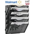 thumbnail image 1 of Techvida Wall File Holder, Office Mesh Hanging File Folder with 5 Pockets, Magazine Rack Mail Storage, 1 of 7
