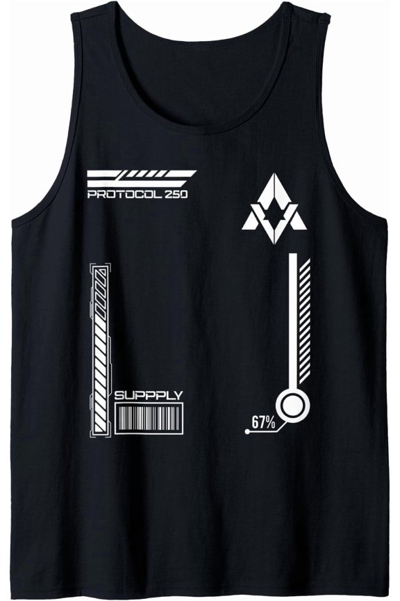 Techwear Cyberpunk Streetwear Japanese Tech Wear Futuristic Tank Top Size S-3XL