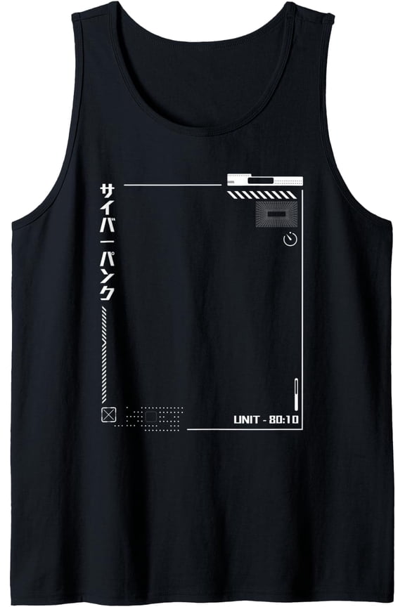 Techwear Goth Cyberpunk Samurai Warrior Tank Top Size S-3XL