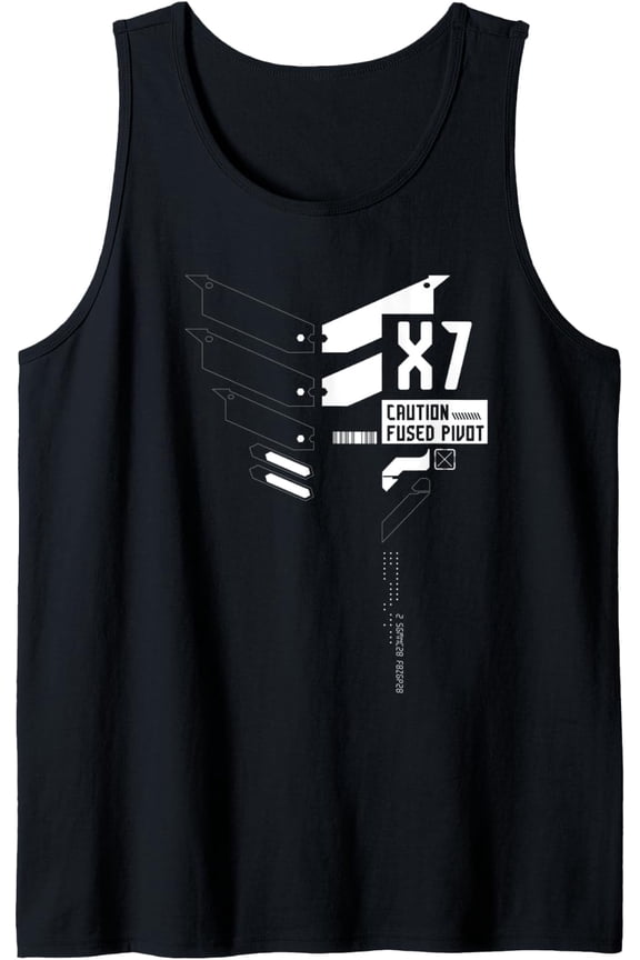 Techwear Goth Cyberpunk Samurai Warrior Tank Top Size S-3XL