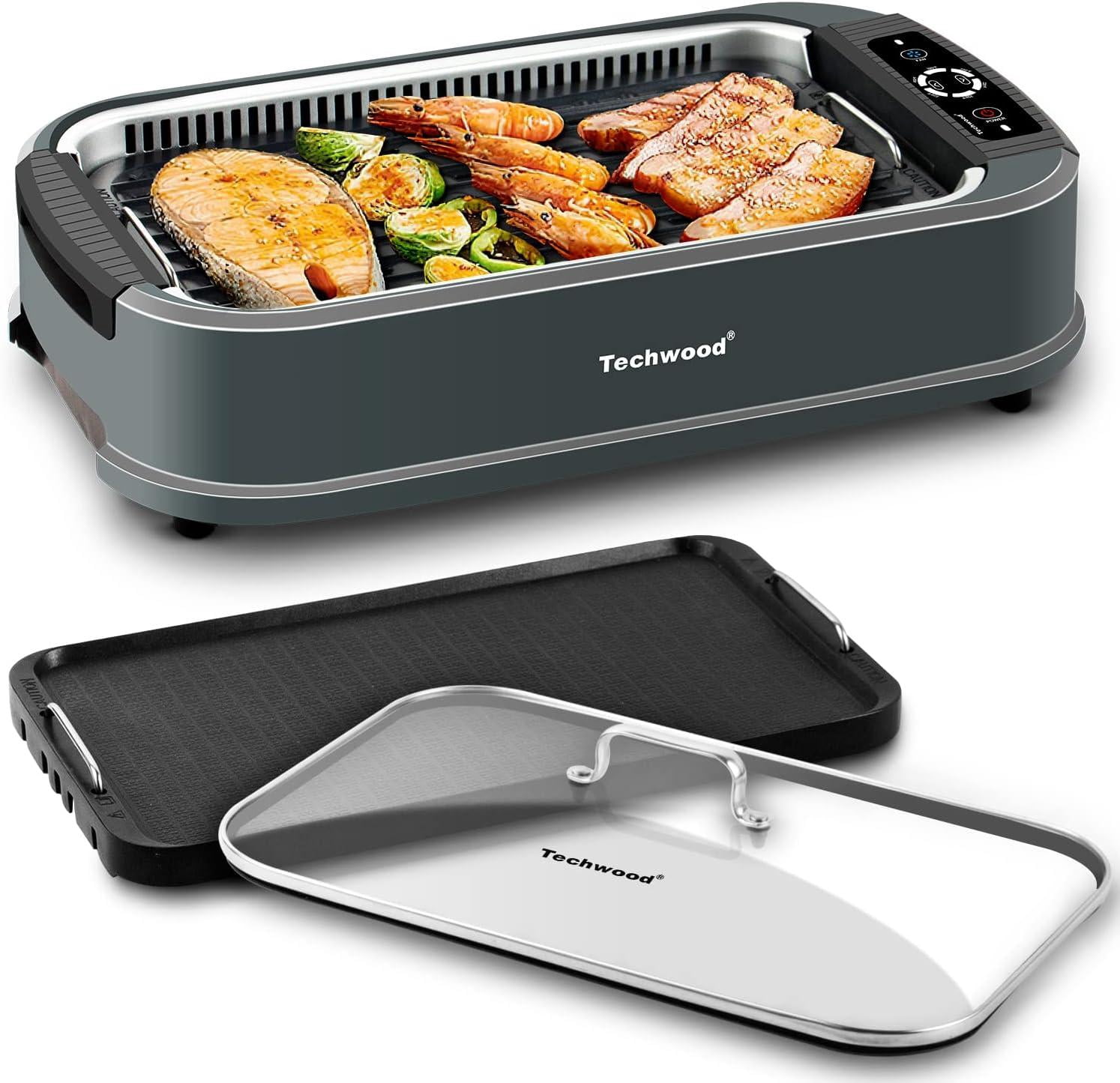 Bella 10×18 Electric Griddle & Indoor Grill – Smokeless, Nonstick, Copper