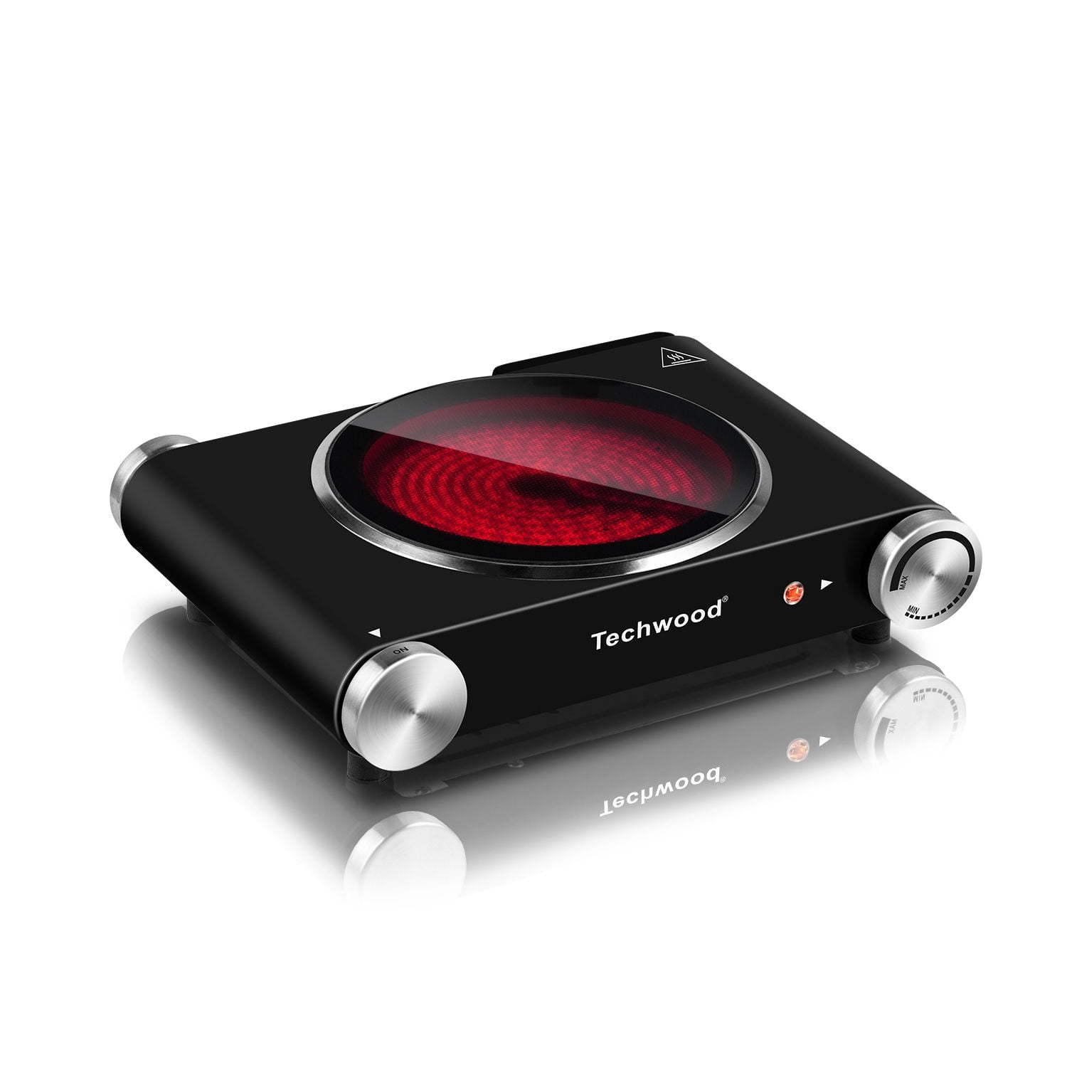 Techwood Infrared 7.1-Inch Countertop Burner with 1 Coil, Black