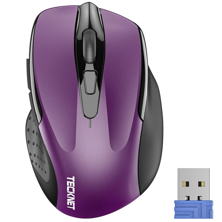 Tecknet 2.4G Wireless Mouse, 6 Buttons, 2600 DPI, Optical Tecknet 2.4G Wireless Mouse, 6 Buttons, 2600 DPI, Optical