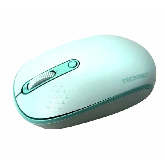 Tecknet Wireless Quite Mouse Tk-Ms006 Light Teal Beautiful New