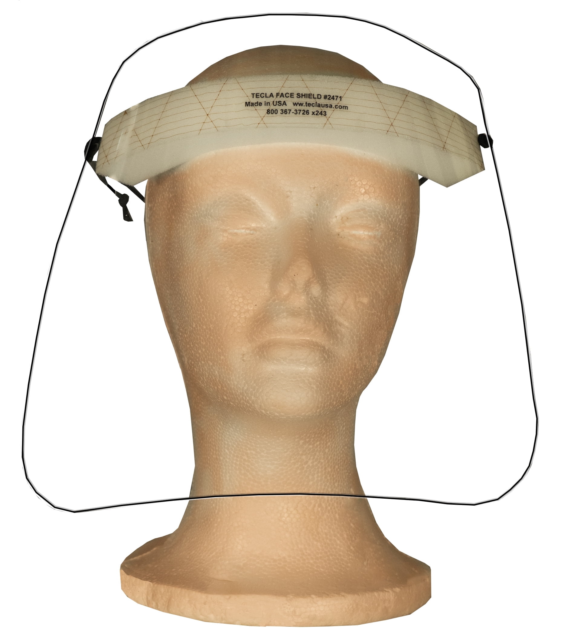 Tecla US-Made Face Shield, 10 Pack