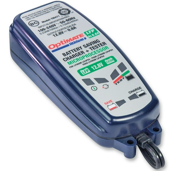 Tecmate OptiMate Lithium 4s 0.8A Battery Charger/Maintainer (TM-471)