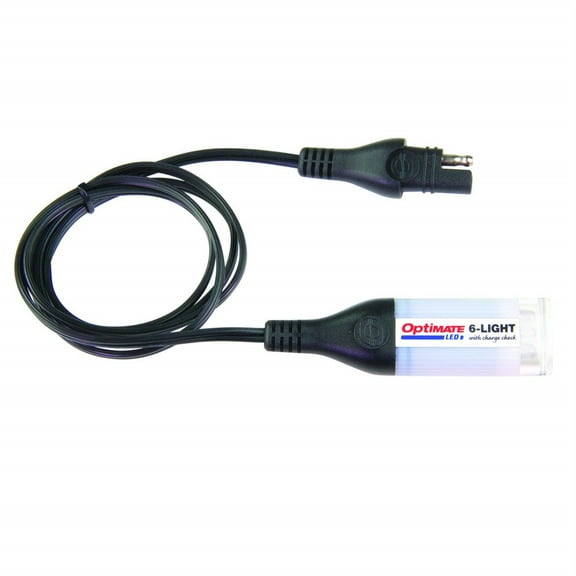 OptiMATE LED O-120, Vehicle charge system tester with 6-LED emergency 12V flashlight, SAE, weatherproof