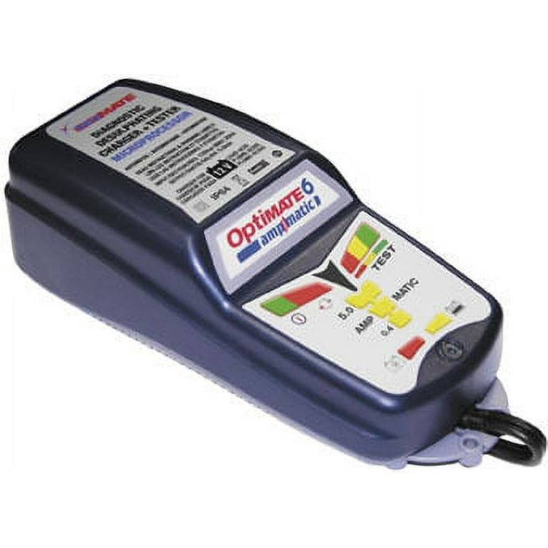TecMate TM-181 Optimate 6 12V 5 Amp Battery Charger-Tester-Maintainer