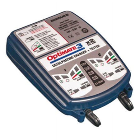 Tecmate Powersport Products Optimate 2 - Bank Battery Saving Charger