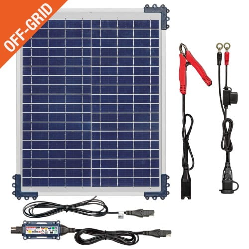 TecMate OptiMate Solar DUO 20W Solar Battery Saving Charger and Maintainer