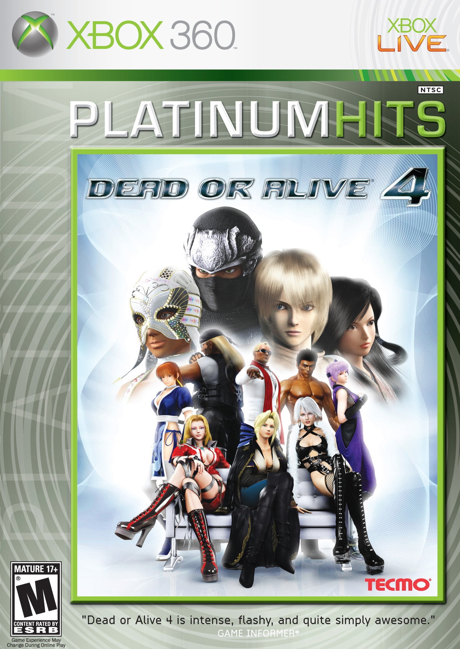 Dead or Alive 4 (Platinum Hits) - Xbox 360 - Walmart.com