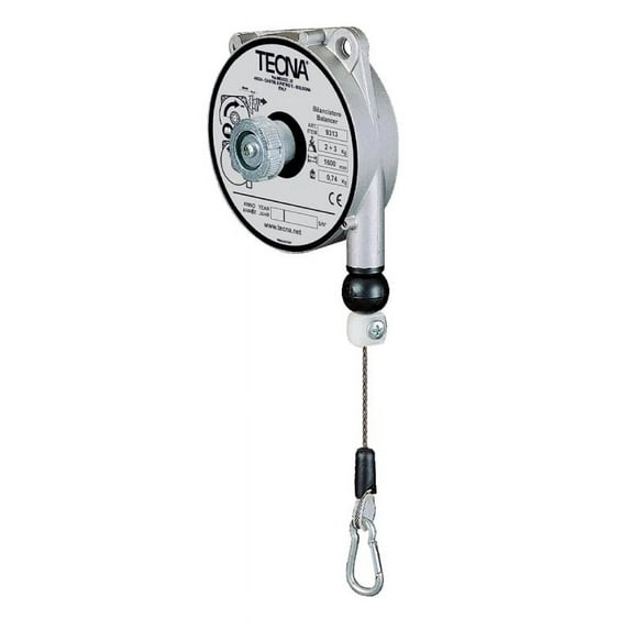 Tecna Tool Balancer 9311, Spring Tool Retractor (0.8-2.2 lb Capacity)