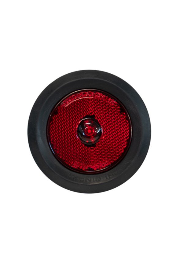 Tecniq New OEM 2.5" Round Red PC Sidemarker w/Reflector, S24-RR00-1