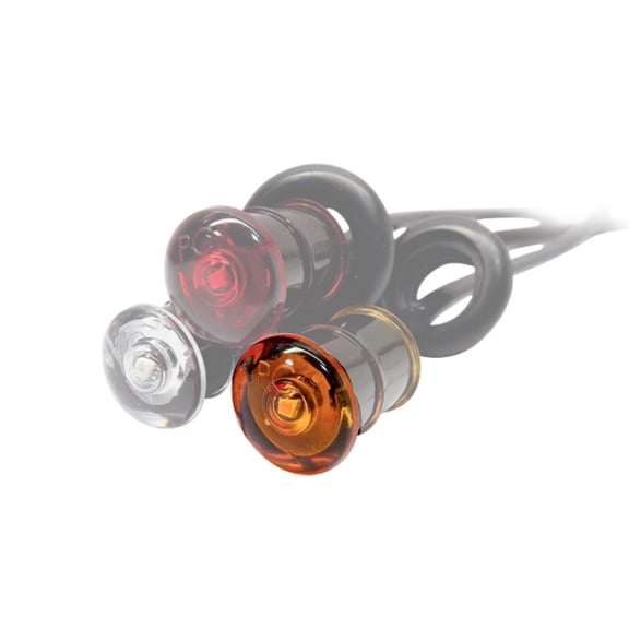 Tecniq New OEM Amber Mini PC Sidemarker Amber Lens, QTY 10, S34-AA00-1