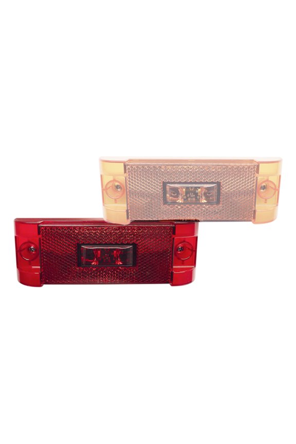 Tecniq New OEM Red 2" x 6" PC Sidemarker with reflector, S22-RR00-1