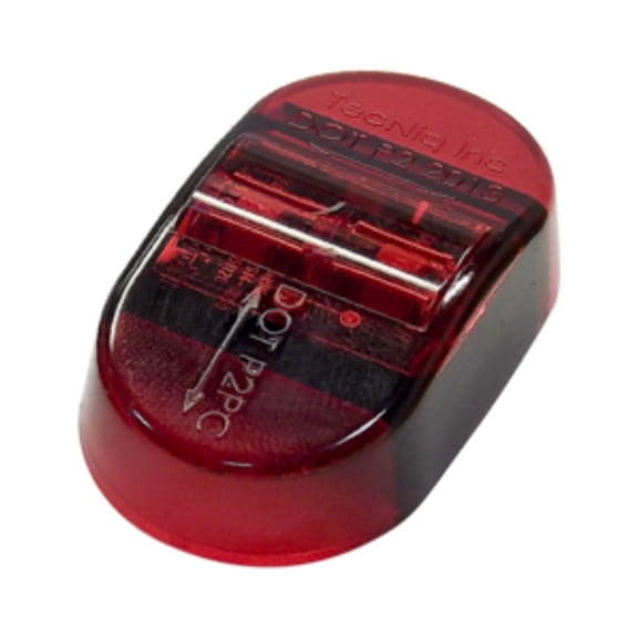 Tecniq New OEM S14 Red PCP2 Stud Mount Marker Light Red Lens 6" Pigtail, S14-RRS0-1