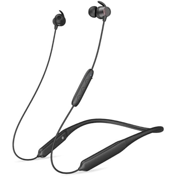 B1 Bluetooth Headphones, Bluetooth Earbuds Wireless with 60Hrs Playtime, Wireless Bluetooth Headphones for Sports, Sweatproof & IPX5 Waterproof Wireless Headphones（Black）