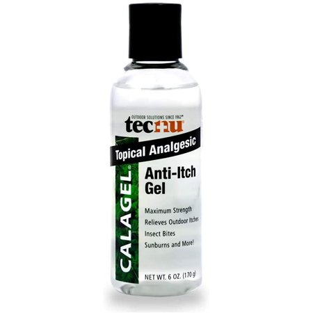 Tecnu Calagel Anti-Itch Gel, Maximum Strength Itch Relief for Rashes, Bug Bites, Stings and Minor Burn Relief, 6 oz