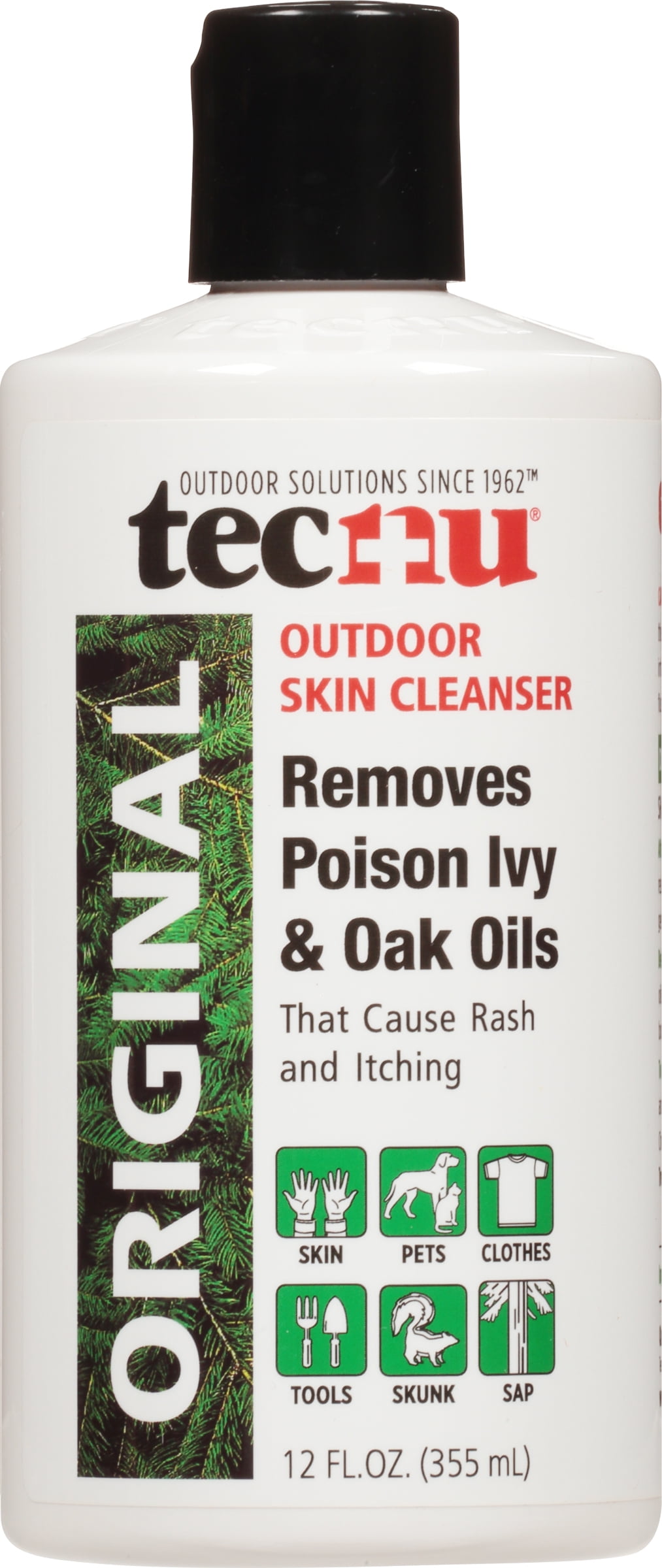 Tecnu Original Poison Oak & Ivy Outdoor Skin Cleanser - First Step in Poison Ivy Treatment, 12 Fl Oz