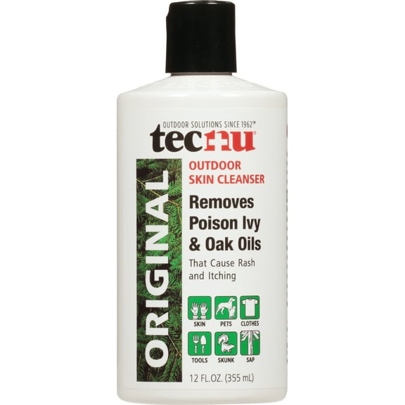 Tecnu Original Poison Oak & Ivy Outdoor Skin Cleanser - First Step in Poison Ivy Treatment, 12 Fl Oz