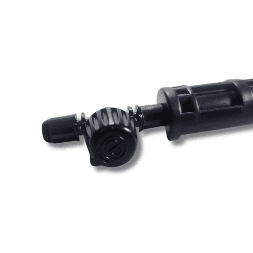 Teco Idra Premium Garden Micro Spike Sprayer  Choose Your Coverage (10-Pack)  Adjustable Drip Irrigation Spray Heads with Stakes & Micro-Tubing | 201642 (90 Quarter-Circle Black)