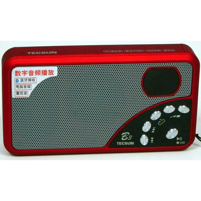 Tecsun B3 Portable Rechargeable Bluetooth Speaker with Built-in