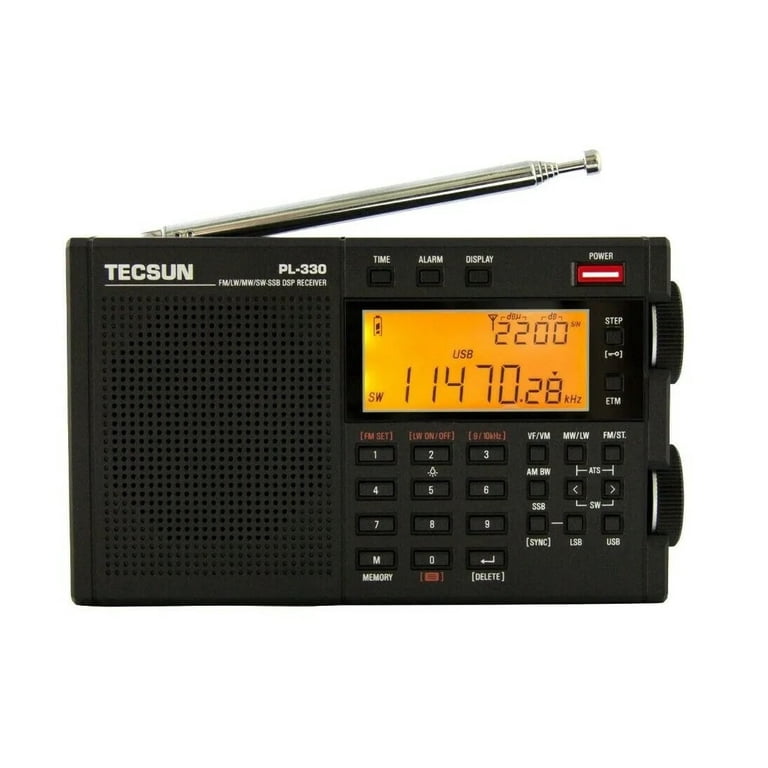 Tecsun PL330 Portable AM FM Shortwave Radio with SSB, Synchronous