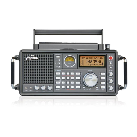 Tecsun S-2200 AM/FM/LW Shortwave SSB VHF Airband DSP World Band Radio Receiver North American Edition