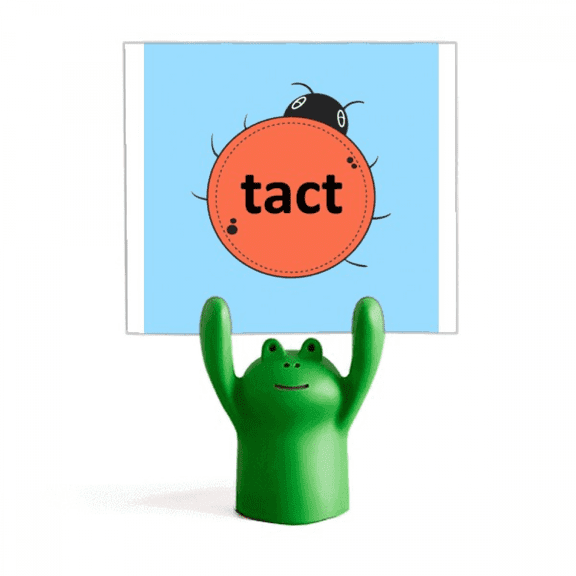 Tect Roundness Beetle Scarab Script Memo Holder Cartoon Animal Frog Stand Decoration