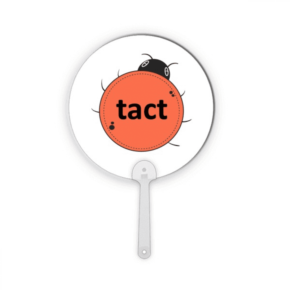 Tect Roundness Beetle Scarab Script Plastic Round Handheld Fan ...
