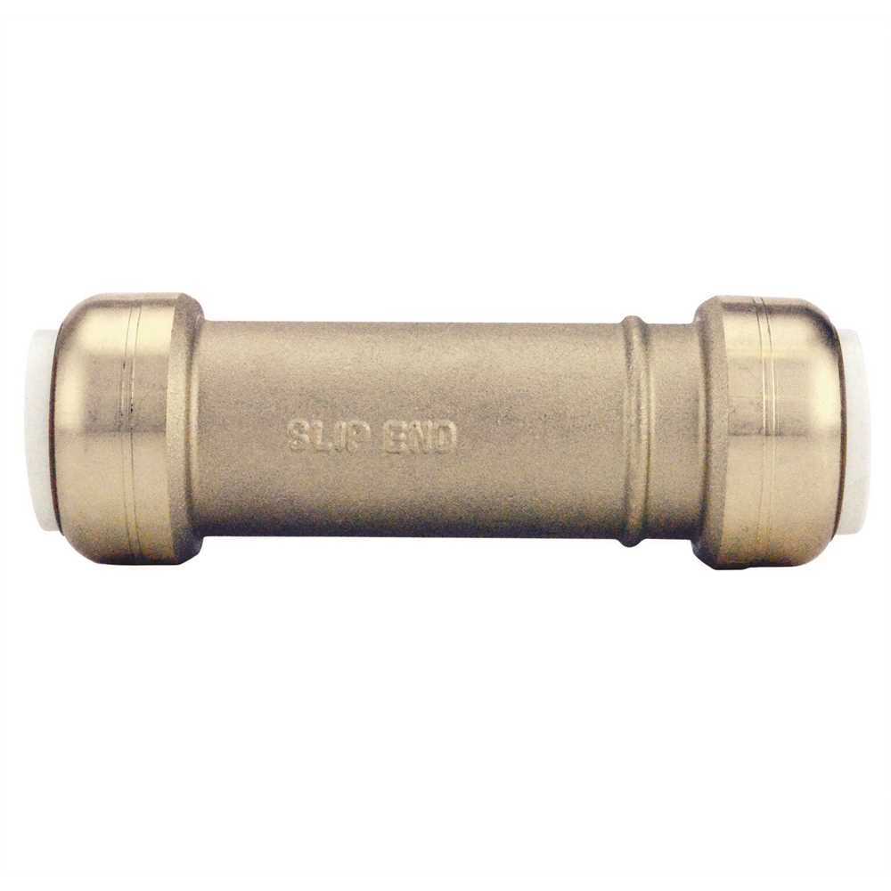 Tectite FSBIPSC34SL 3/4 in. Brass PushtoConnect PVC Slip Repair Coupling