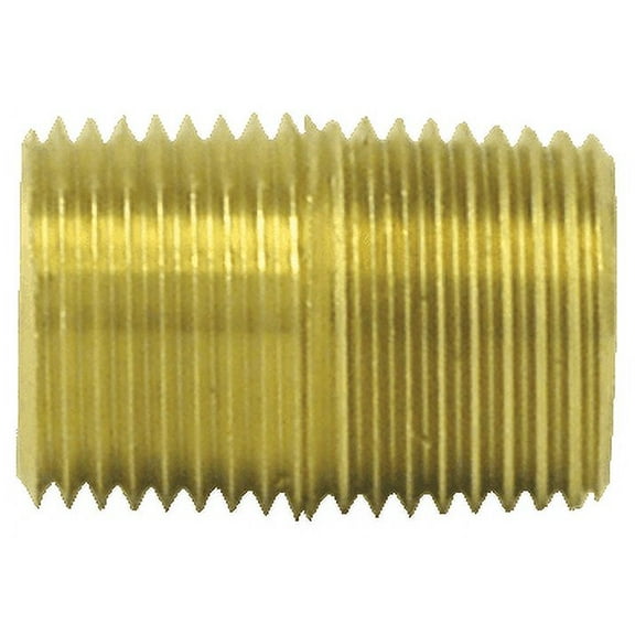 Tectran 112-E Brass Close Nipple, 3/4" Pipe Thread