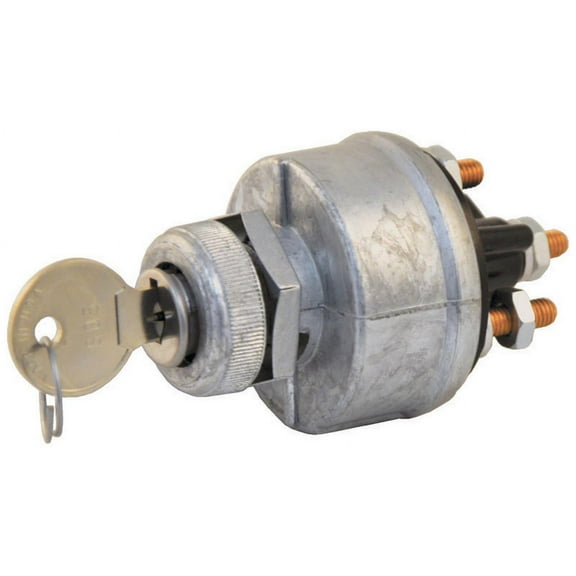 Tectran 19-1060 Ignition & Starter Switch, Position 4, Base 1, Mounting Style 2, Starter Lockout N