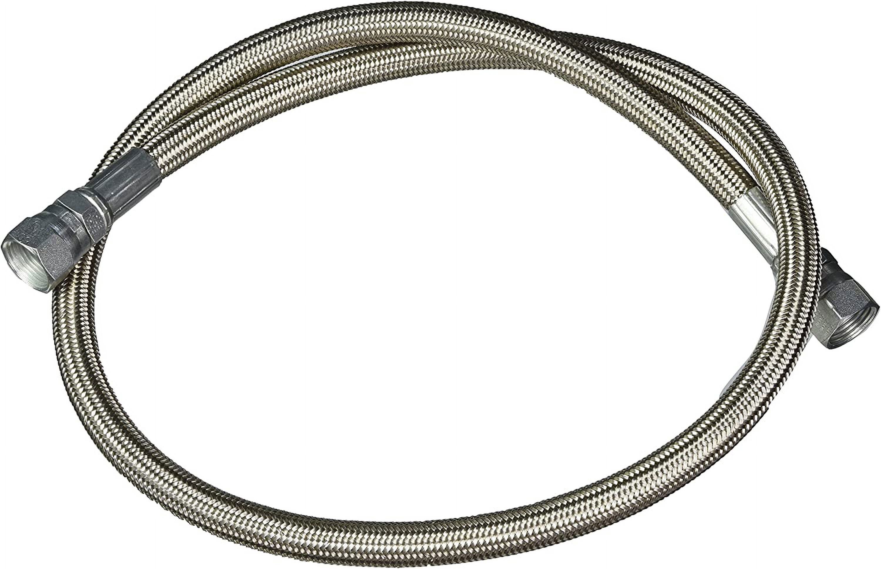 Tectran 19DSW348 Air Compressor Discharge Hose Assembly (, 48" Length, Dual 5/8" 45 DegreesFemale Swivel)