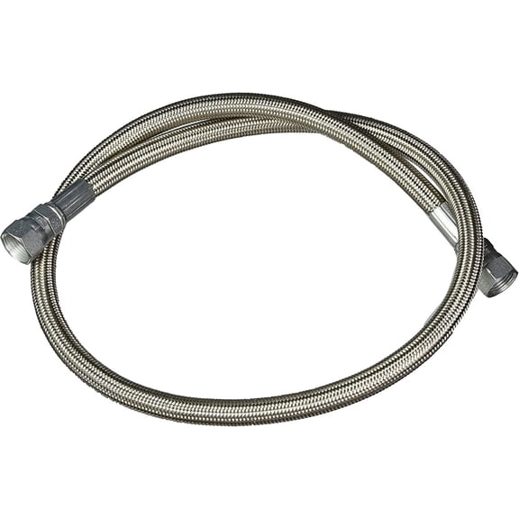 Tectran 19DSW348 Air Compressor Discharge Hose Assembly (, 48" Length, Dual 5/8" 45 DegreesFemale Swivel)