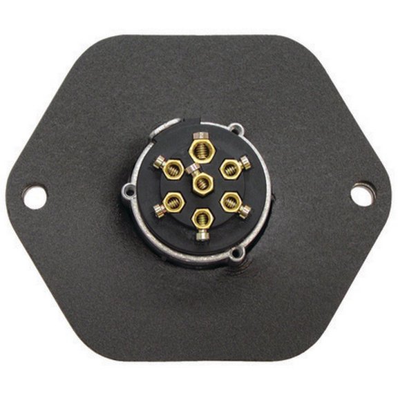 Tectran 670-7330 7 Way Socket Plate  Split Pin Wire Insertion