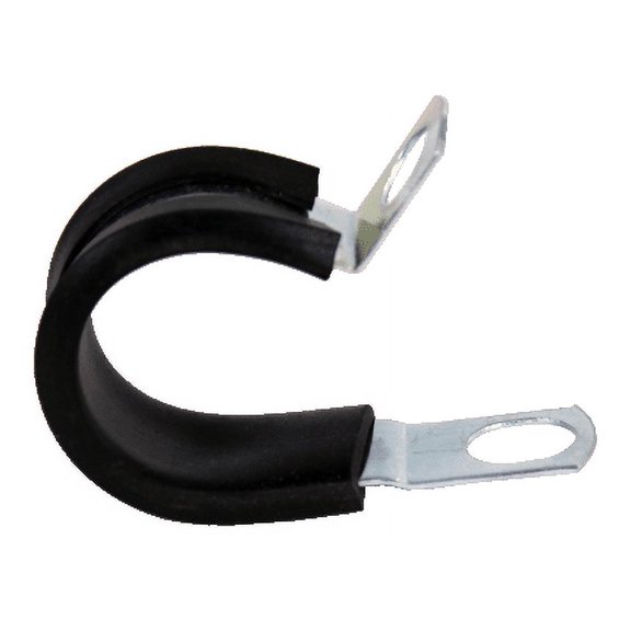 Tectran 908R Tube Rubber Covered, 3/8" Mounting Hole Size, 1 1/4" Clamping Diameter, 5/8" Width, Pack of 25