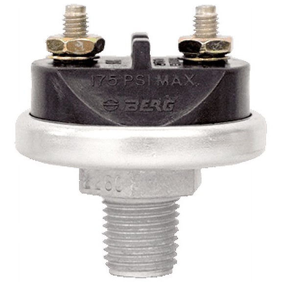 Tectran TV13250 Stoplight Switch, 3-5 psi Actuation Pressure, 1/4" NPT Thread, 2 Terminals